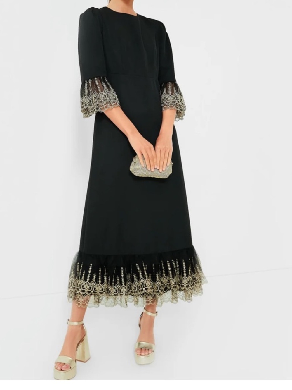 Pomander Place by Tuckernuck Black Velvet Lillith Dress